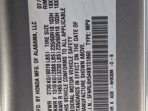 Used 2019 Honda Odyssey EX image 25