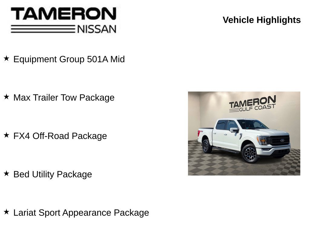 Used 2022 Ford F150 Lariat w/ Max Trailer Tow Package AWD/4WD image 12