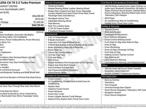 New 2026 MAZDA CX-70 3.3 Turbo w/ Premium Package image 2