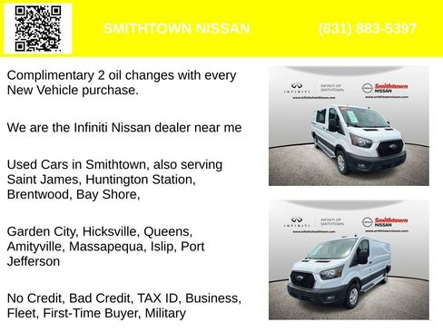 Used 2024 Ford Transit 250 Low Roof w/ Exterior Upgrade Package RWD image 2