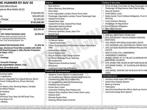 New 2024 GMC Hummer EV 3X w/ Omega Edition image 9