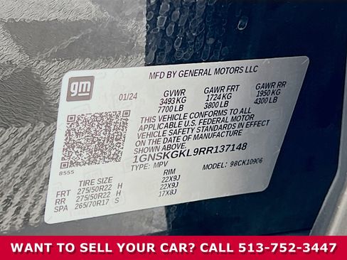 Used 2024 Chevrolet Suburban High Country w/ Advanced Technology Package image 39