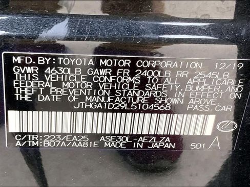 Used 2020 Lexus IS 300 F Sport w/ F Sport Package RWD image 37