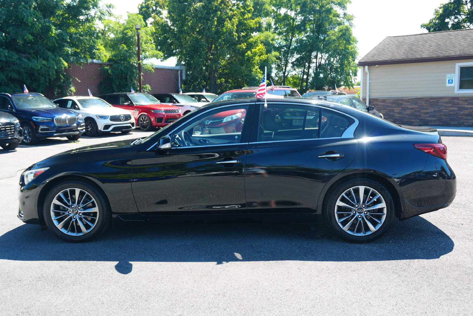 Used 2021 INFINITI Q50 Luxe w/ All Weather Package AWD/4WD image 8