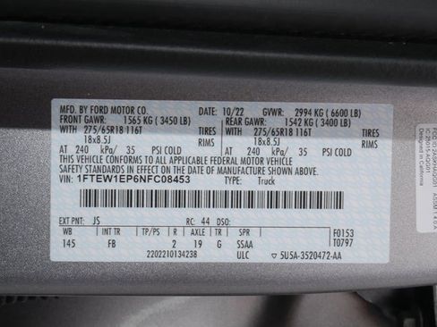 Used 2022 Ford F150 XLT w/ Equipment Group 302A High image 27