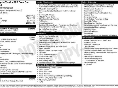 Certified 2025 Toyota Tundra SR5 w/ SR5 Convenience Package AWD/4WD image 33