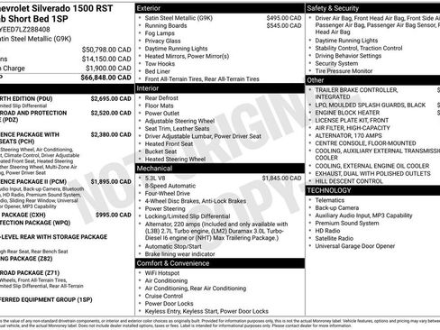 Used 2020 Chevrolet Silverado 1500 RST w/ True North Edition AWD/4WD image 13