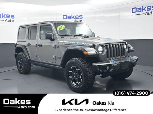 Used 2022 Jeep Wrangler Unlimited Rubicon 4xe w/ Cold Weather Group AWD/4WD image 1