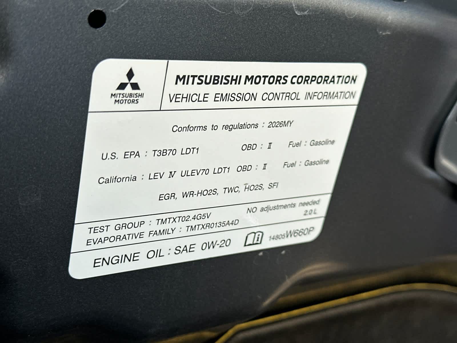 Used 2026 Mitsubishi Outlander Sport LE AWD/4WD image 29