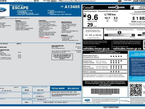 Used 2018 Ford Escape SEL image 21