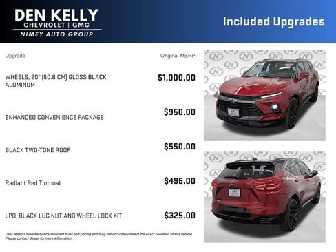 Used 2024 Chevrolet Blazer RS w/ Enhanced Convenience Package AWD/4WD image 3