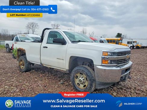 Used 2017 Chevrolet Silverado 2500 W/T w/ Snow Plow Prep Package image 5