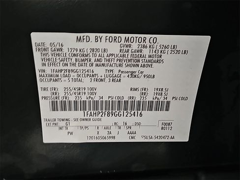 Used 2016 Ford Taurus Limited image 41