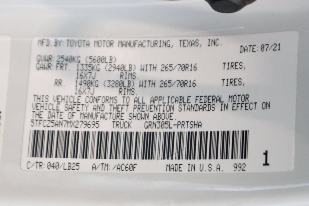 Used 2021 Toyota Tacoma TRD Pro AWD/4WD image 57