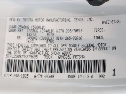 Used 2021 Toyota Tacoma TRD Pro AWD/4WD image 57