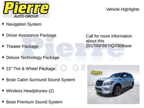 Used 2017 INFINITI QX80 4WD w/ Deluxe Technology Package image 7