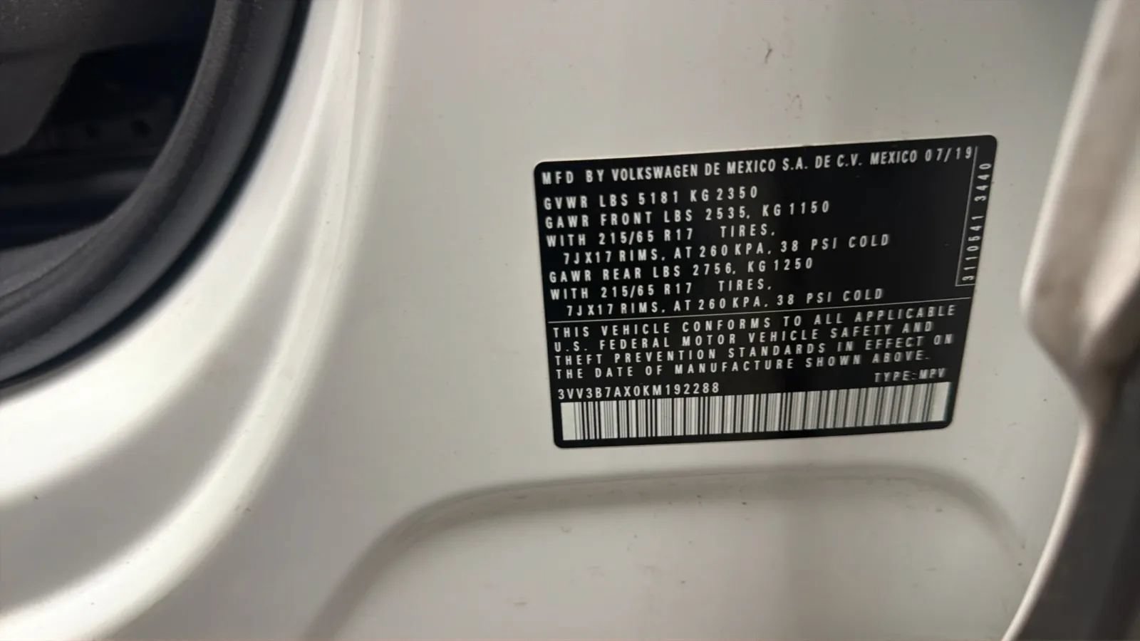 Used 2019 Volkswagen Tiguan SE FWD image 24