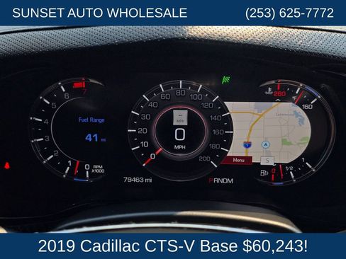 Used 2019 Cadillac CTS V w/ Carbon Fiber Package RWD image 27