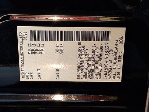 Certified 2022 Nissan Maxima Platinum w/ Sport Mat Group image 29