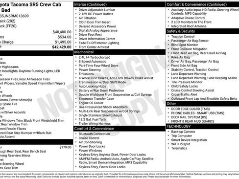 Used 2024 Toyota Tacoma SR5 AWD/4WD image 34