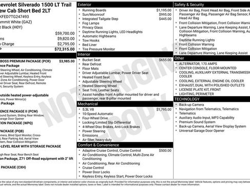 Used 2026 Chevrolet Silverado 1500 LT Trail Boss w/ LT Trail Boss Premium Package AWD/4WD image 31