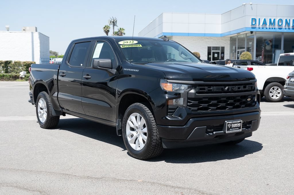 Used 2022 Chevrolet Silverado 1500 Custom RWD image 1