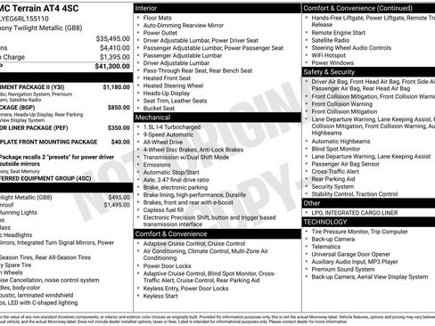 Used 2024 GMC Terrain AT4 w/ Infotainment Package II image 40