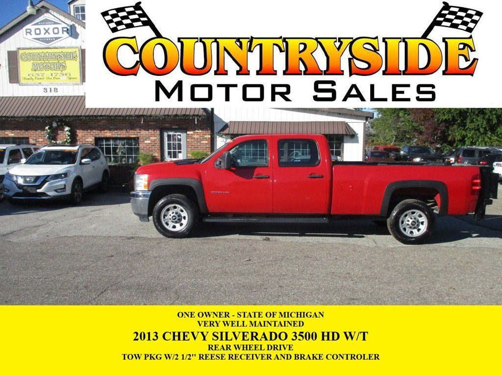 Used 2013 Chevrolet Silverado 3500 W/T RWD image 1
