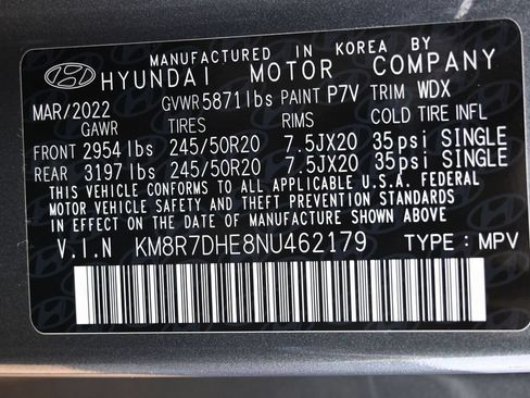Used 2022 Hyundai Palisade Calligraphy AWD/4WD image 44
