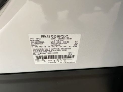 Used 2018 Ford Explorer Sport w/ Equipment Group 401A image 29