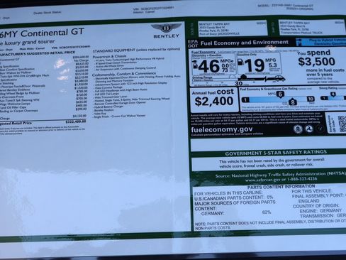 New 2026 Bentley Continental GT image 12