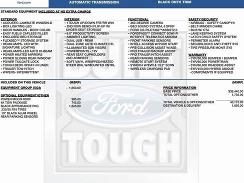 New 2025 Ford Maverick Lariat w/ Black Appearance Package image 2