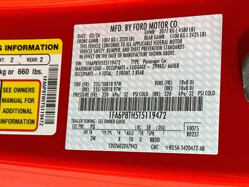 Used 2026 Ford Mustang Premium RWD image 12