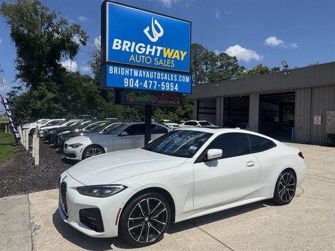 Used 2021 BMW 430i Coupe w/ M Sport Package RWD image 1