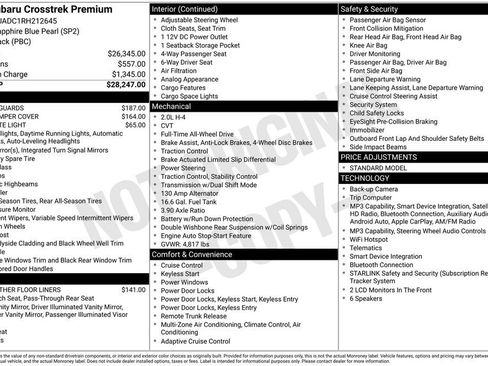 Certified 2024 Subaru Crosstrek 2.0i Premium image 23