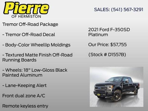 Certified 2021 Ford F350 Platinum w/ Tremor Off-Road Package image 7