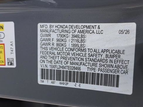 New 2026 Honda Civic Sport image 24