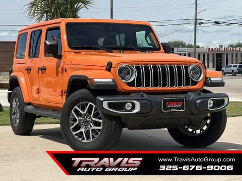 Used 2025 Jeep Wrangler Unlimited Sahara AWD/4WD image 1