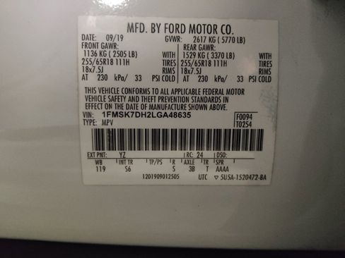 Used 2020 Ford Explorer XLT w/ Equipment Group 202A RWD image 33
