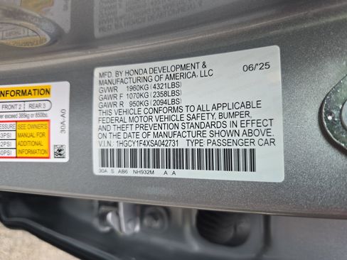 Used 2025 Honda Accord SE image 34