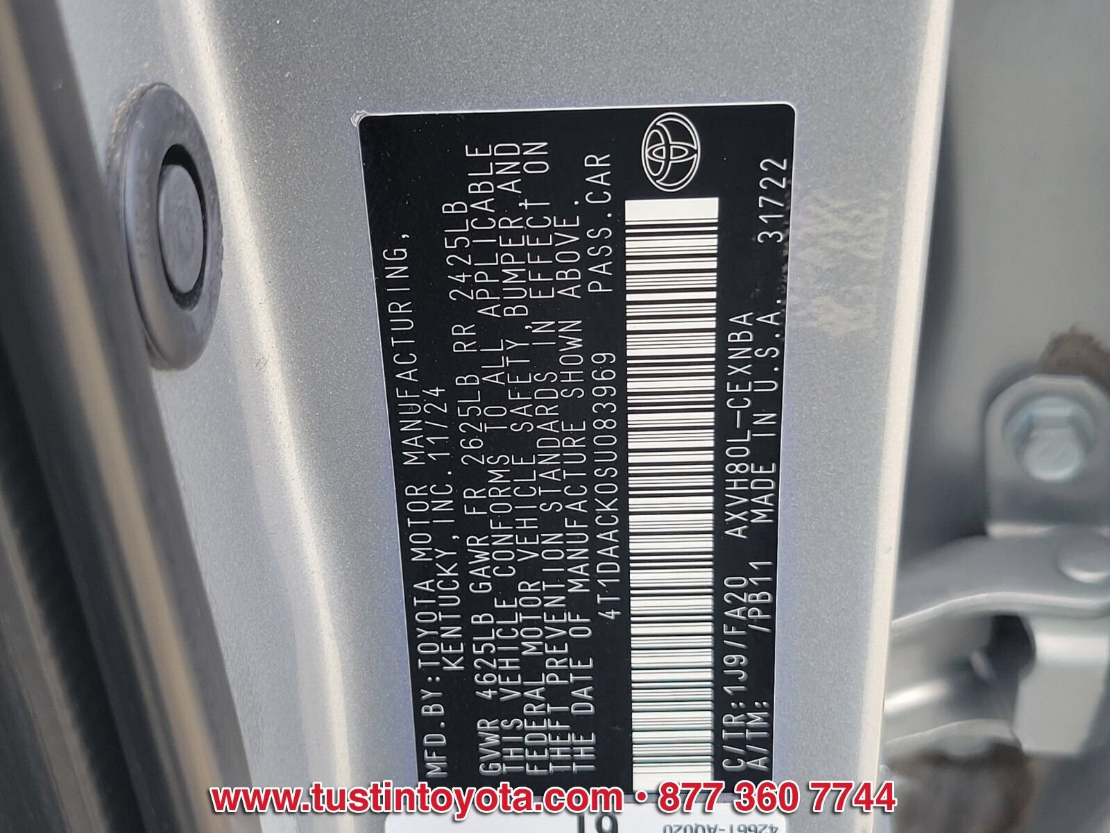 Certified 2025 Toyota Camry LE FWD image 16