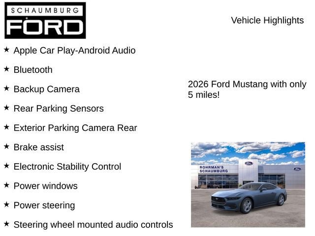 New 2026 Ford Mustang Premium RWD image 8