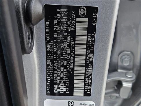 Used 2019 Toyota Camry XSE FWD image 15