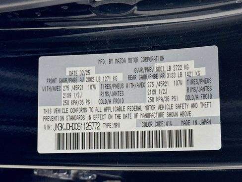 Used 2025 MAZDA CX-70 3.3 Turbo w/ Premium Package AWD/4WD image 31
