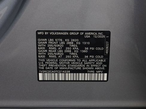 New 2026 Volkswagen Atlas Cross Sport SE image 23