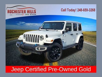 Certified 2022 Jeep Wrangler Unlimited Sahara 4xe w/ Cold Weather Group