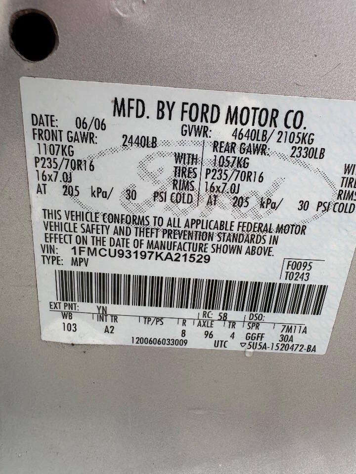 Used 2007 Ford Escape XLT AWD/4WD image 11