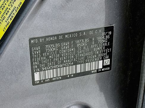 Certified 2019 Honda Fit EX image 27