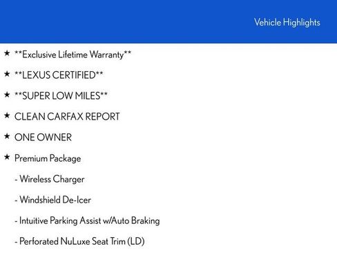 Used 2023 Lexus ES 350 w/ Premium Package image 5