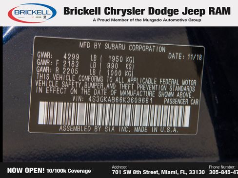 Used 2019 Subaru Impreza 2.0i w/ Eyesight image 31